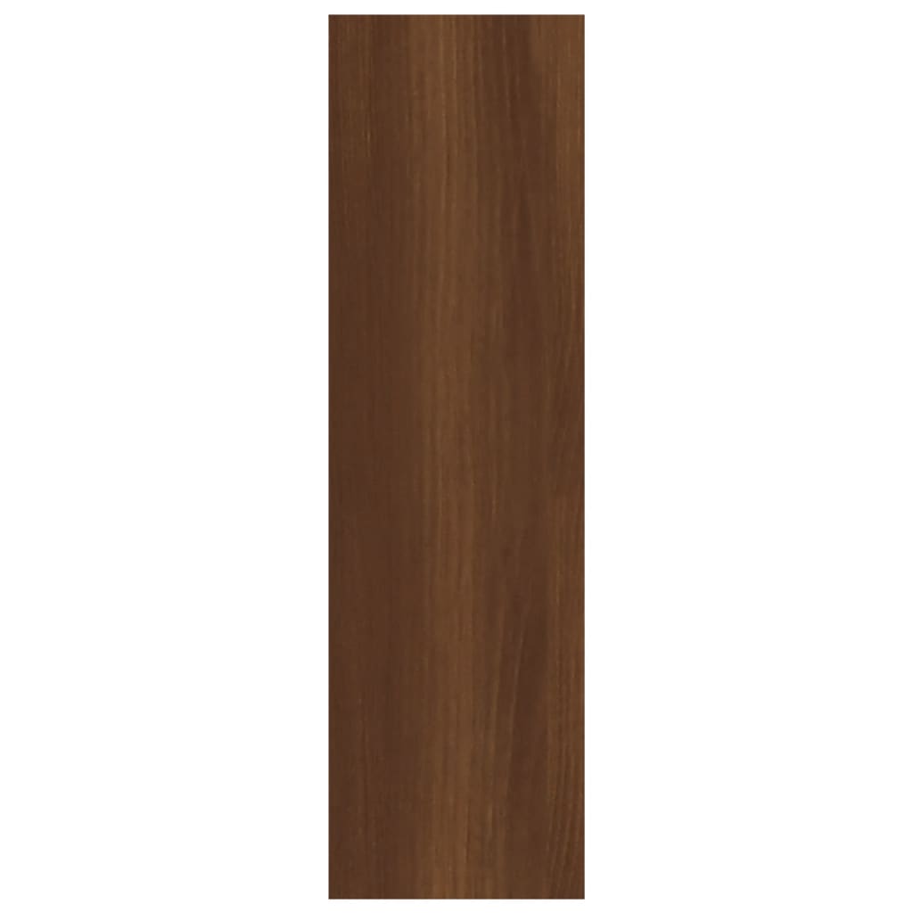 Mensola a Muro Rovere Marrone 75x16x55 cm in Legno Multistrato