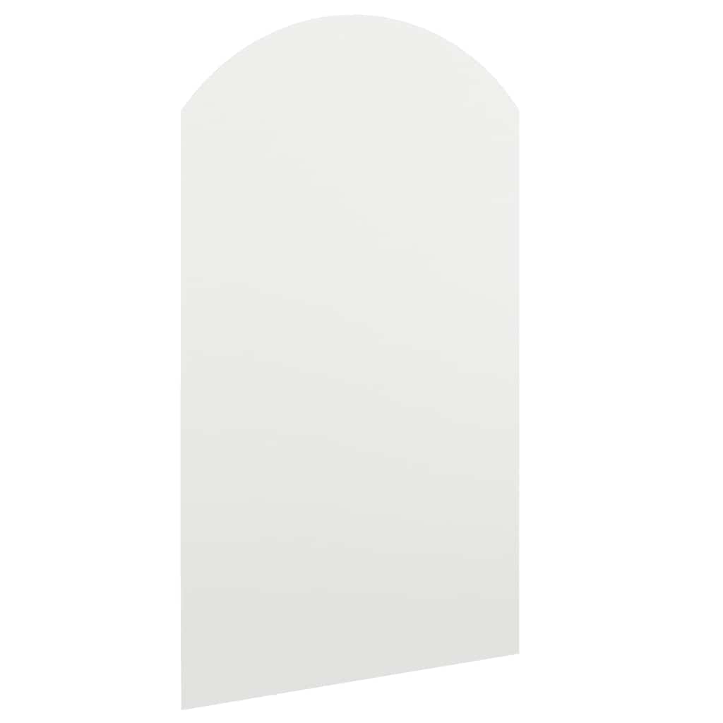 Specchio con Luci LED 70x40 cm Forma ad Arco in Vetro