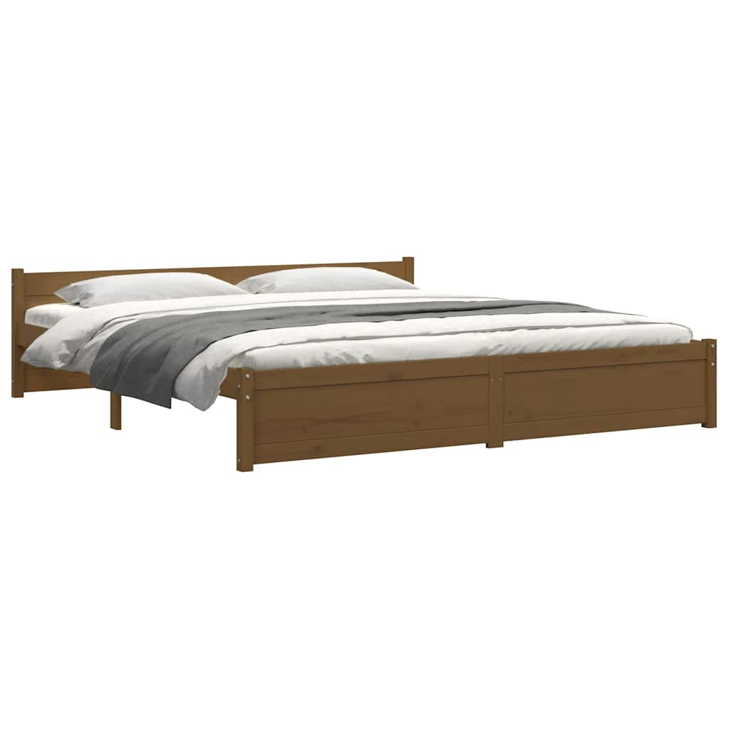 Giroletto senza Materasso Ambra in Legno Massello 180x200 cm