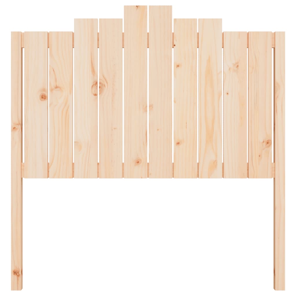 Testiera per Letto 106x4x110 cm in Legno Massello di Pino