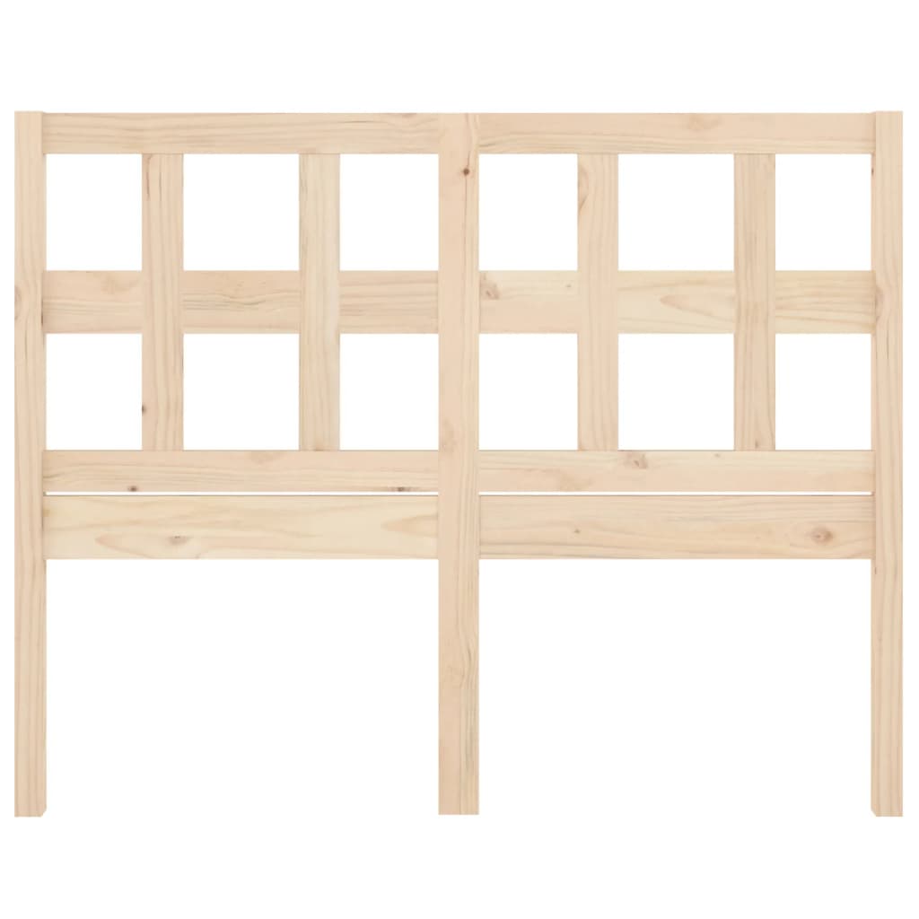 Testiera per Letto 140,5x4x100 cm in Legno Massello di Pino
