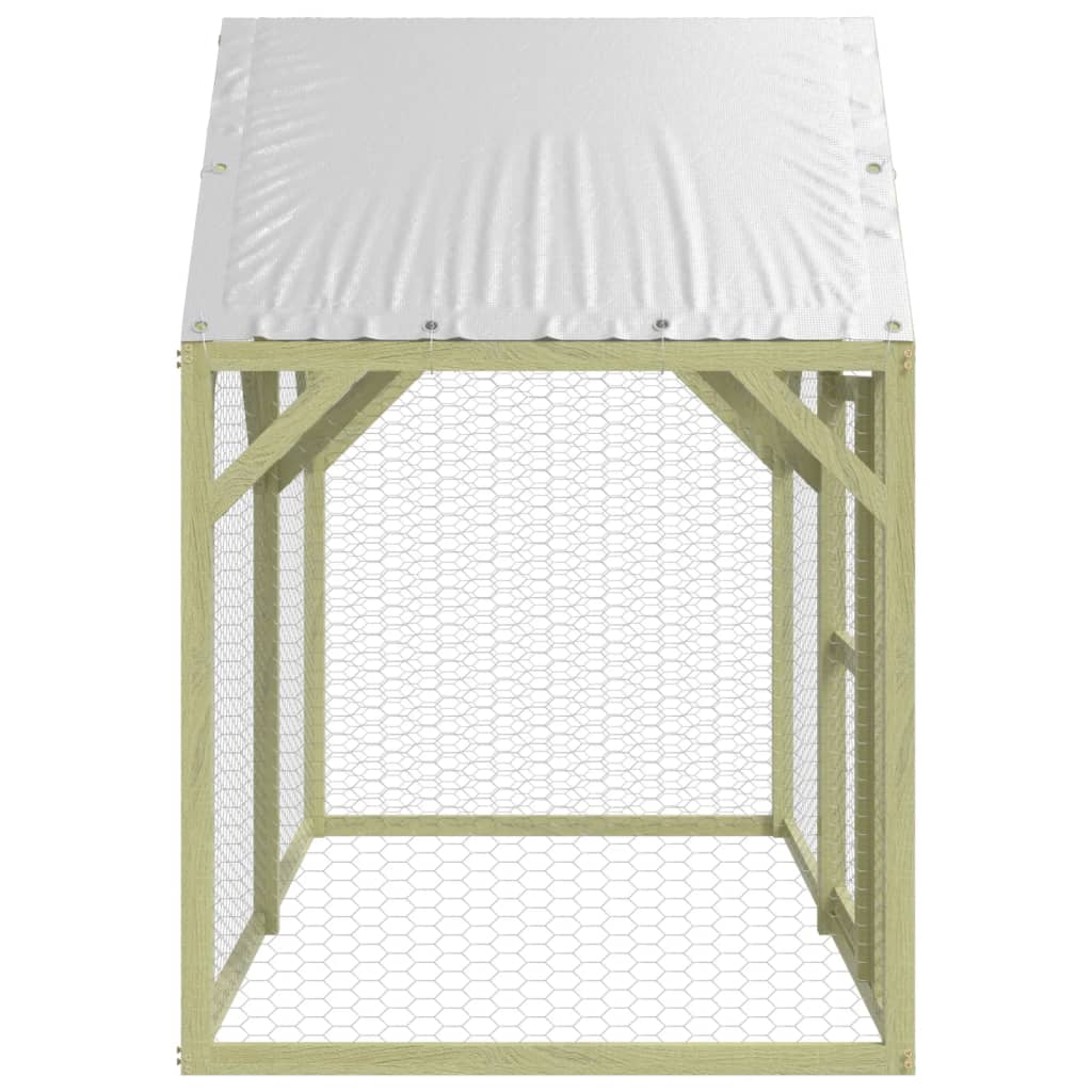 Pollaio 200x100x150 cm Legno Massello di Pino Impregnato