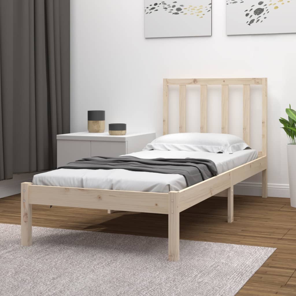 Giroletto senza Materasso 75x190 cm in Legno Massello di Pino