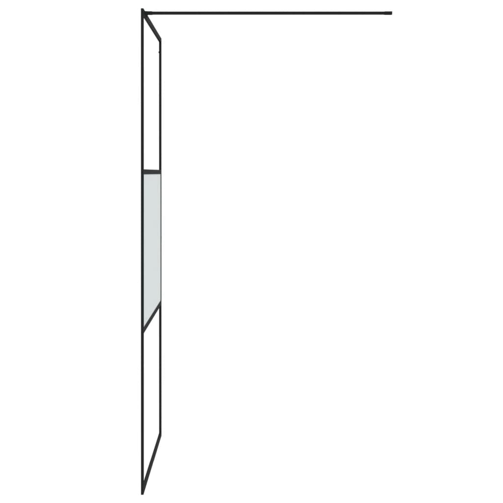 Parete Doccia Walk in 100x195 cm Vetro Semi Smerigliato ESG