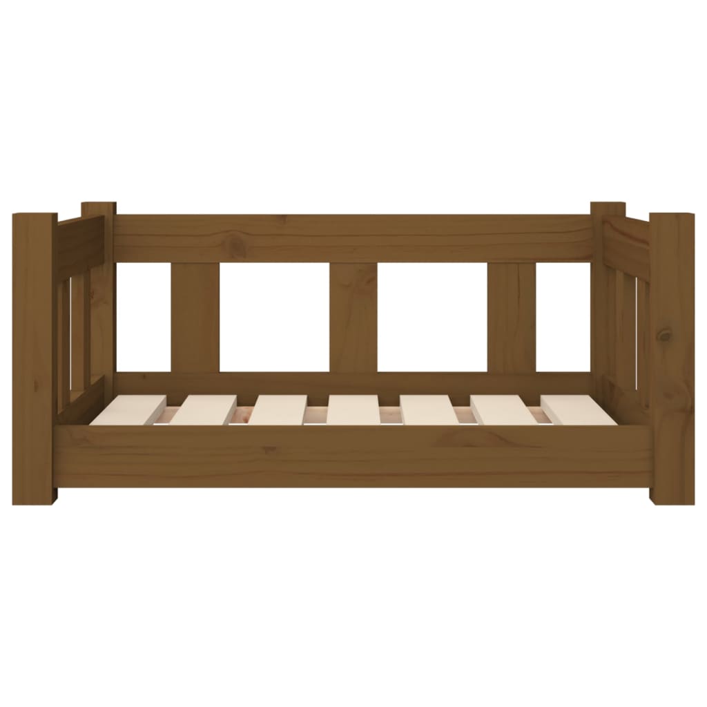 Cuccia per Cani Ambra 65,5x50,5x28 cm in Legno Massello di Pino