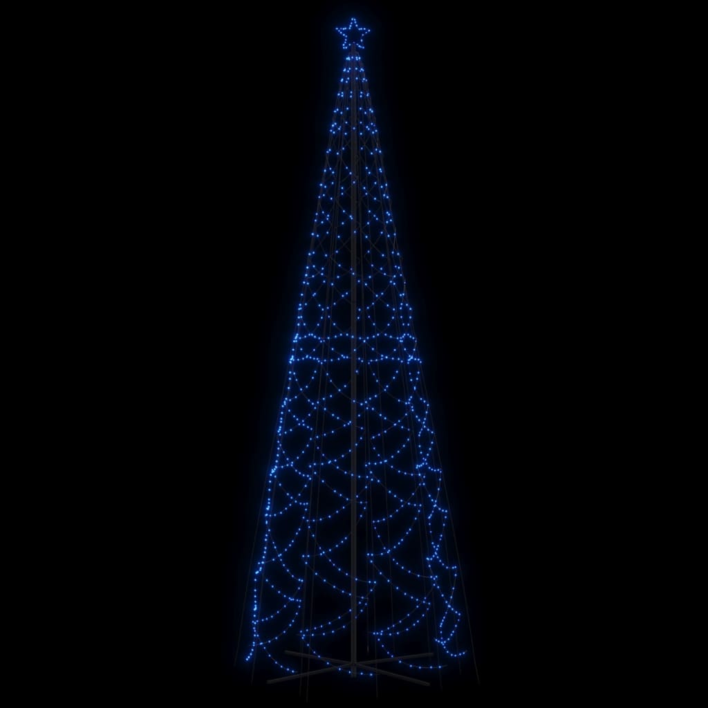 Albero di Natale a Cono Blu 1400 LED 160x500 cm