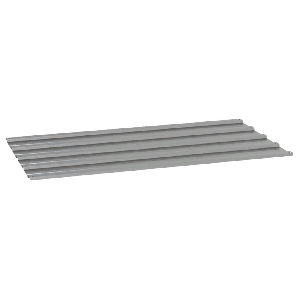 Pannelli per Tetti 12 pz Ruggine 80x44 cm in Acciaio Corten