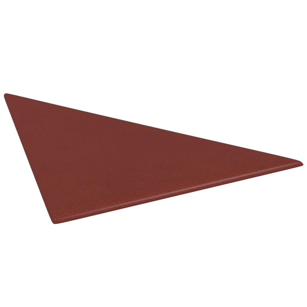 Pannelli Murali 12 pz Rosso Vino 30x30 cm in Similpelle 0,54 m²