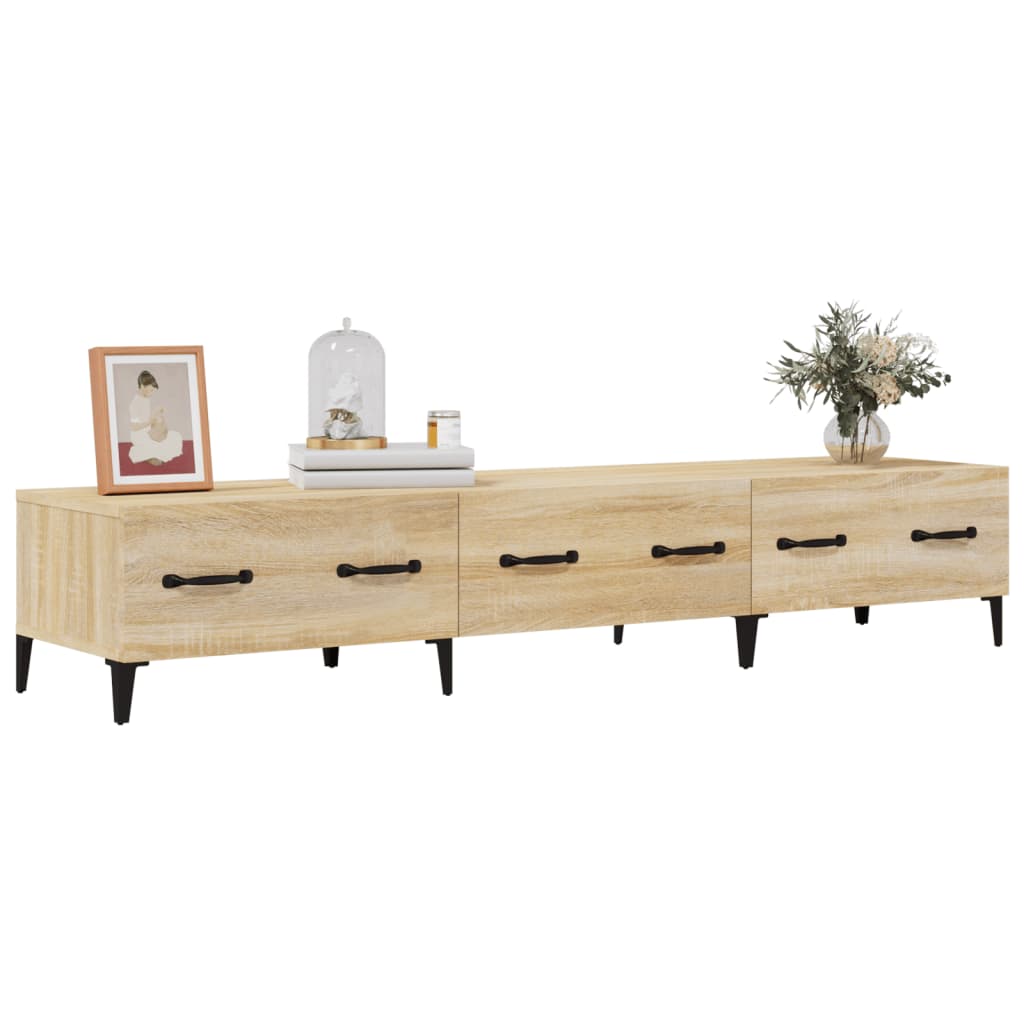Mobile Porta TV Rovere Sonoma 150x34,5x30 cm Legno Multistrato