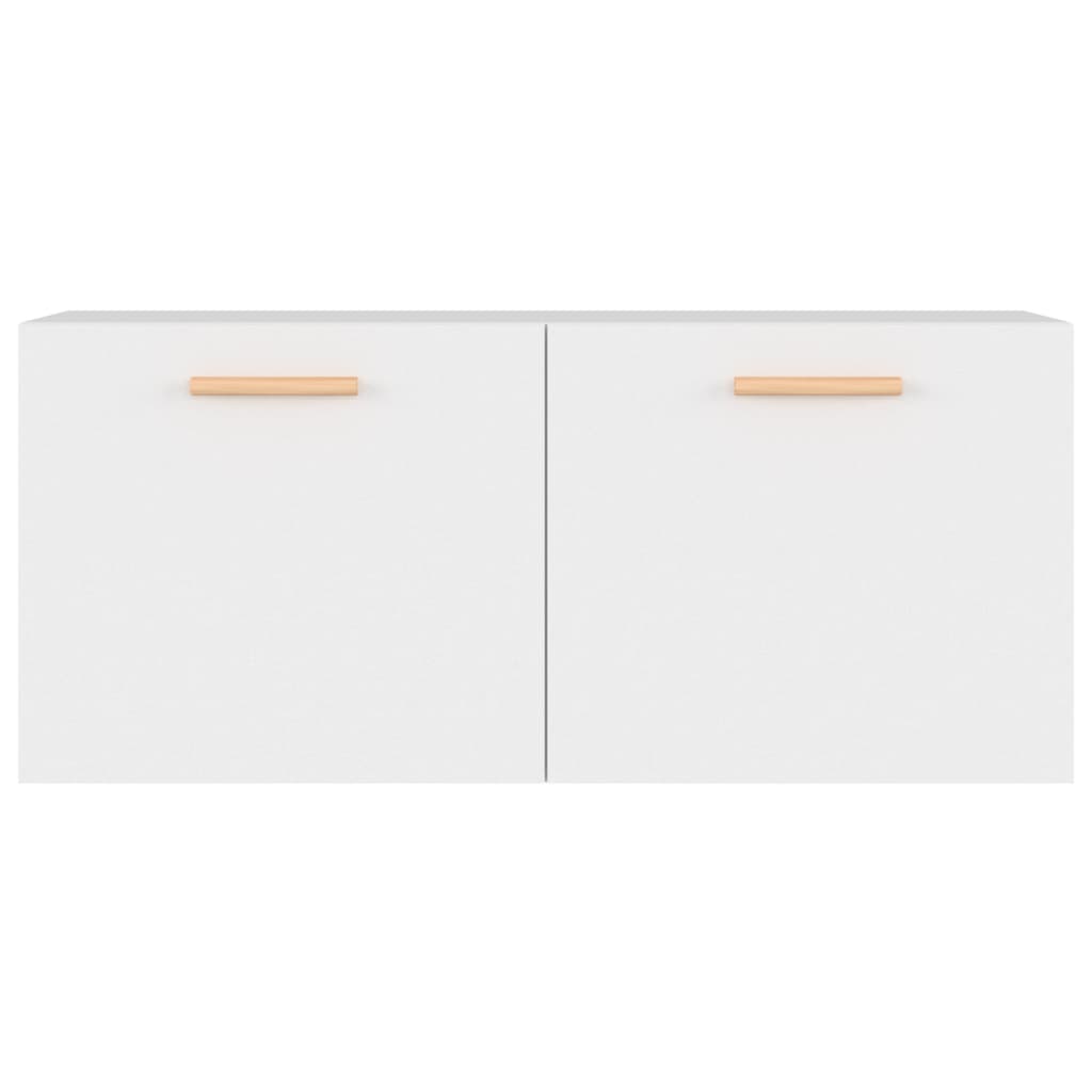 Mobile Parete Bianco 80x35x36,5cm Legno Multistrato