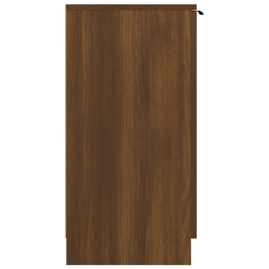 Scarpiera Rovere Marrone 59x35x70 cm in Legno Multistrato