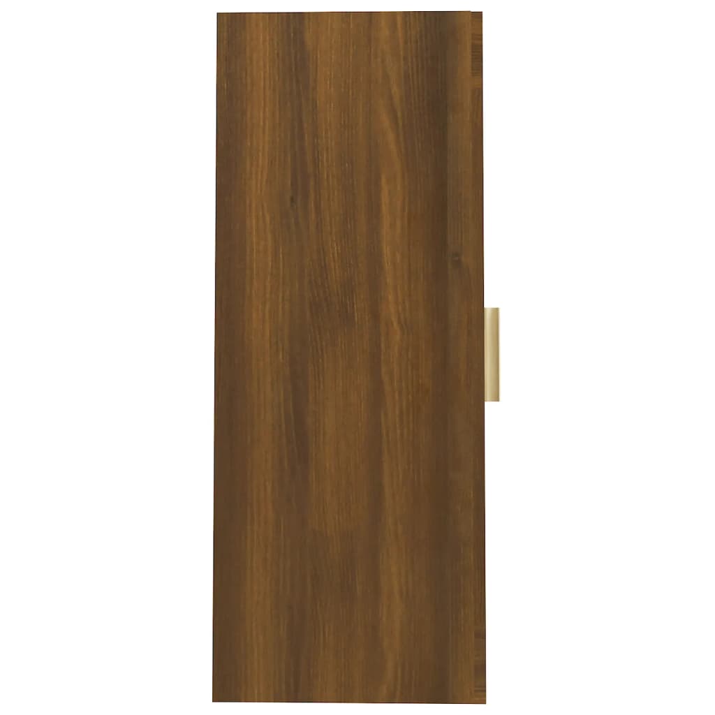 Armadietto Pensile a Parete Rovere Marrone 69,5x34x90 cm