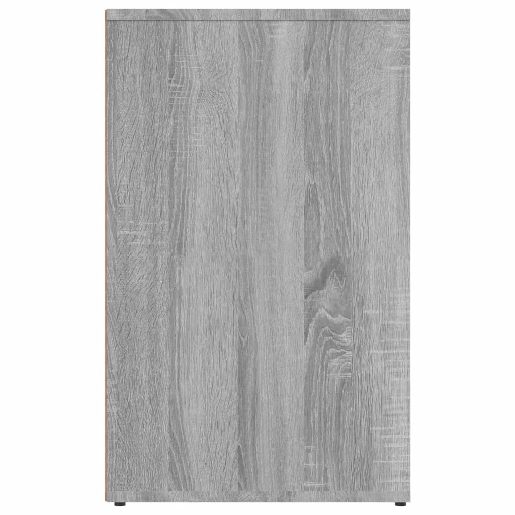 Armadietto Cosmetici Grigio Sonoma 80x40x65cm Legno Multistrato