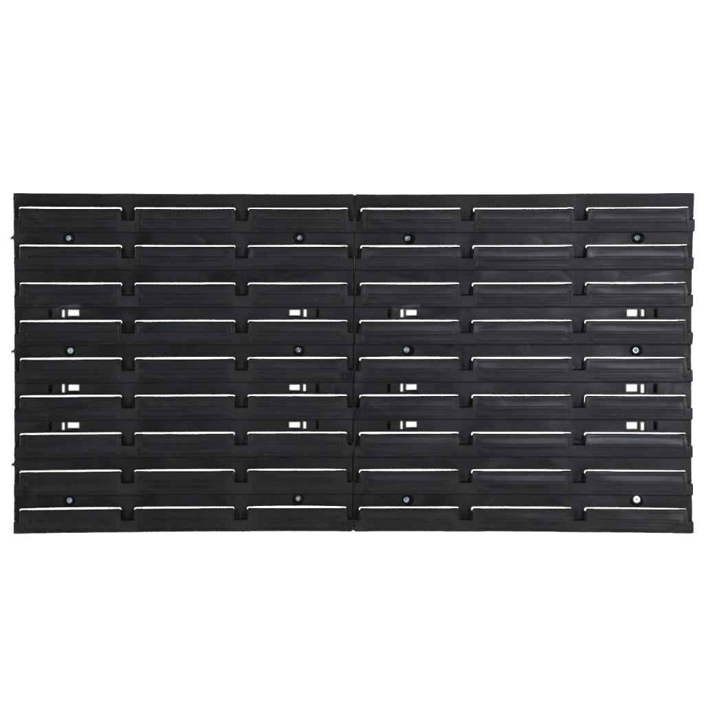 Set da Officina 35 pz Rosso e Nero 77x39 cm in Polipropilene