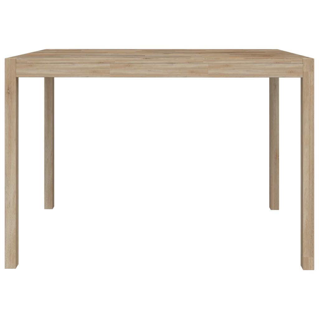 Tavolo da Pranzo 110x70x75 cm in Legno Massello di Acacia