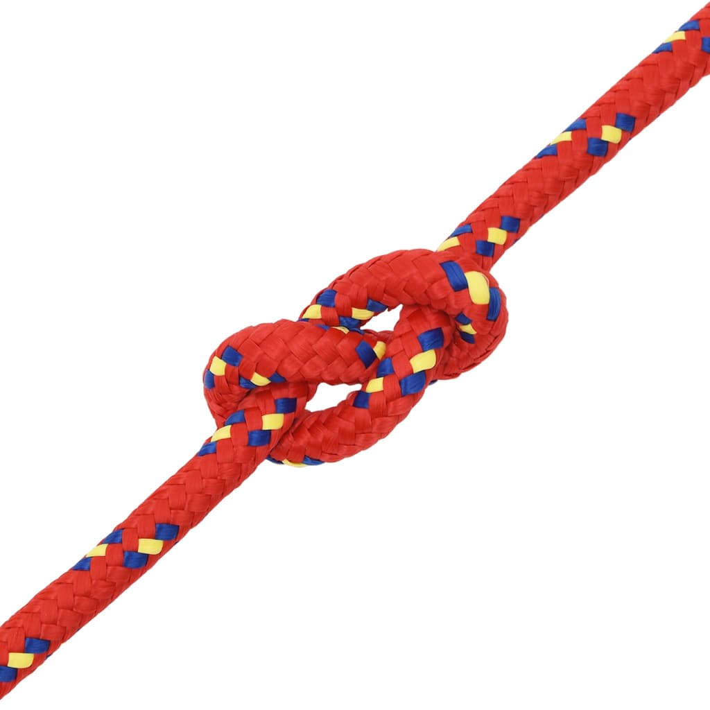 Corda per barca Rossa 14 mm 100 m in Polipropilene