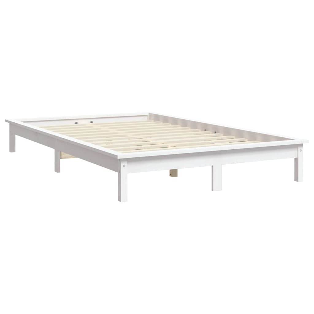 Giroletto Bianco 180x200 cm Super King Legno Massello di Pino