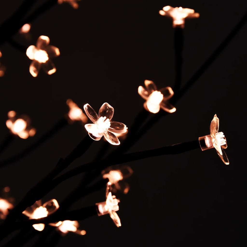Albero di Ciliegio con 672 LED Bianco Caldo 400 cm