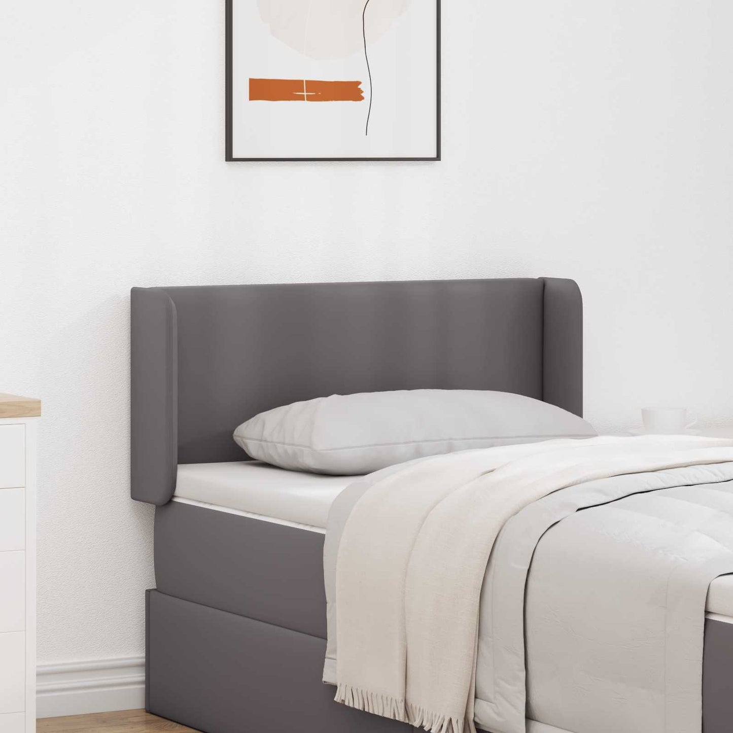 Orecchia della Testata 2 pcs Grigio 40 x 16 x 5 cm
