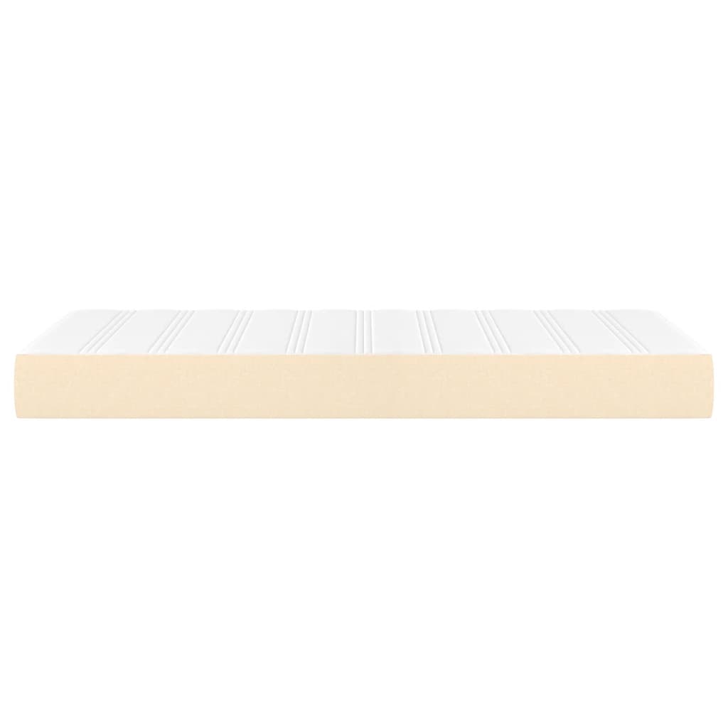 Materasso a Molle Insacchettate Crema 90x190x20 cm in Tessuto