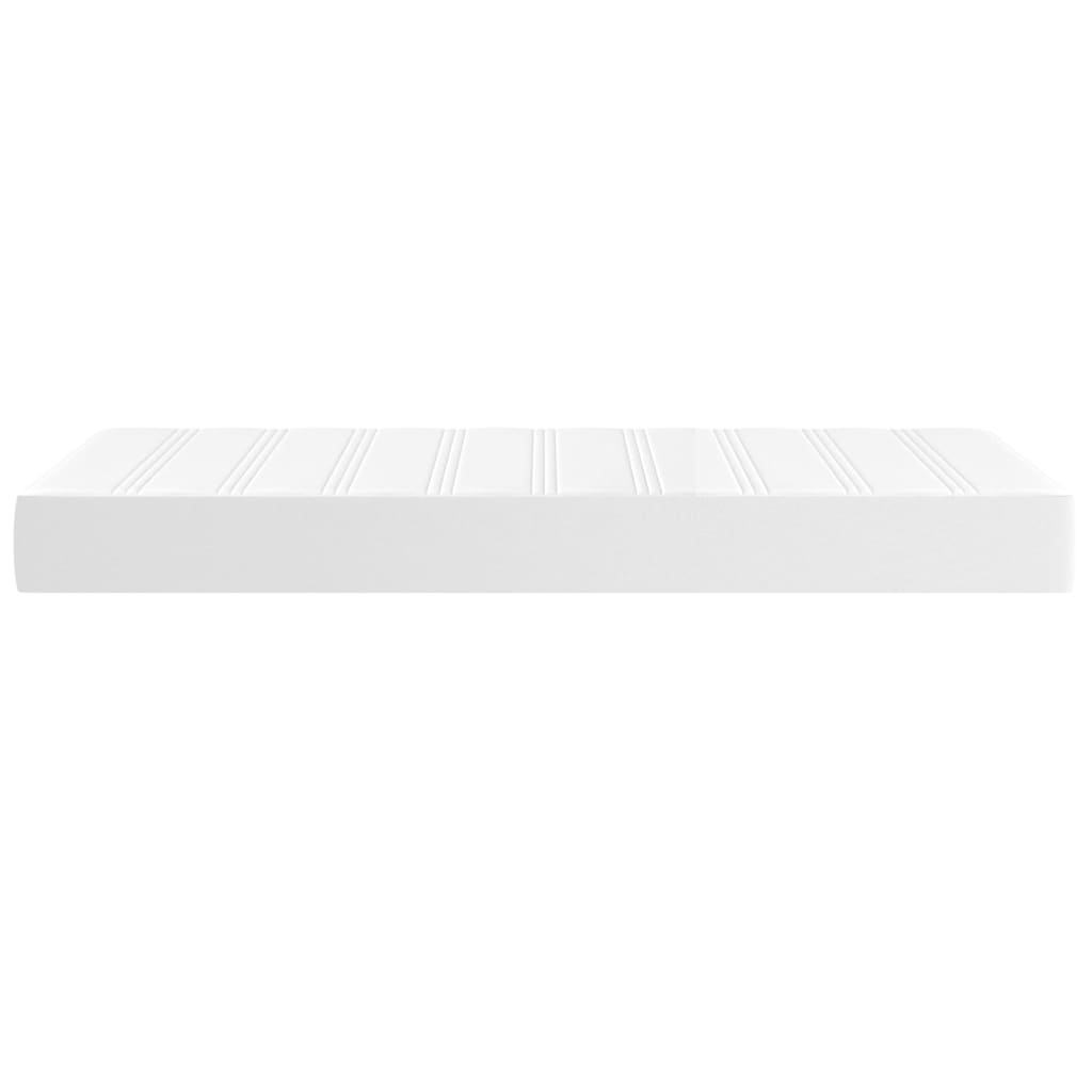 Materasso a Molle Bianco 90x190x20 cm in Similpelle