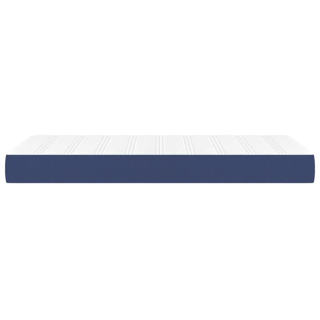 Materasso a Molle Insacchettate Blu 90x200x20 cm in Tessuto
