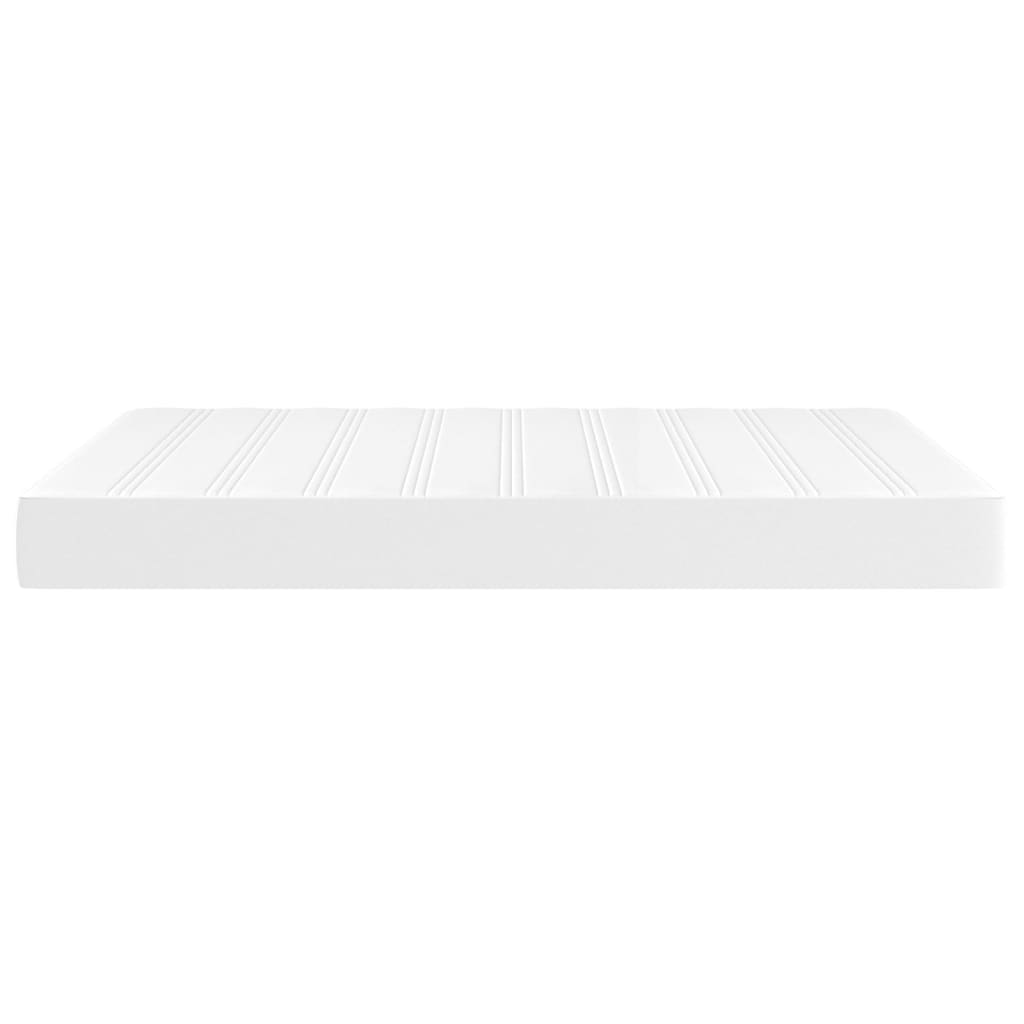 Materasso a Molle Bianco 140x190x20 cm in Similpelle
