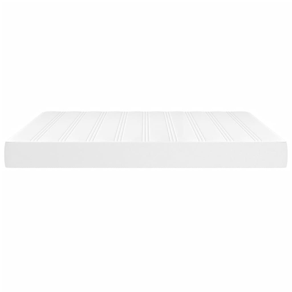 Materasso a Molle Bianco 160x200x20 cm in Similpelle