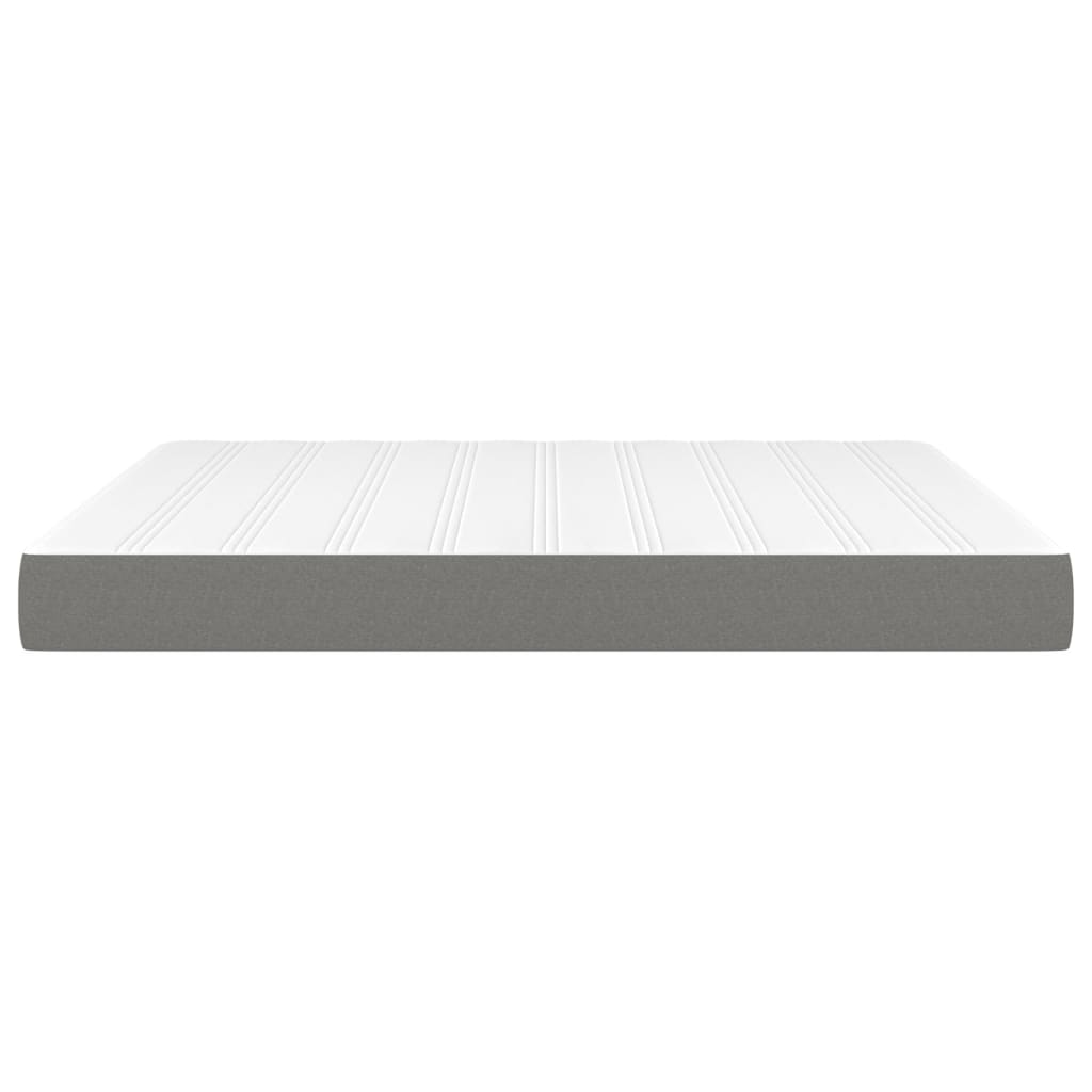 Materasso a Molle Insacchettate Grigio Scuro 180x200x20 cm