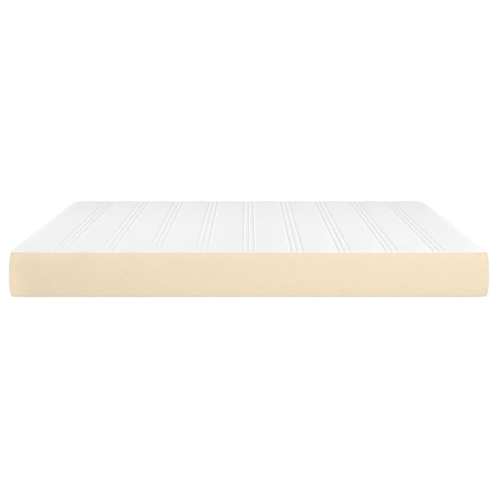 Materasso a Molle Insacchettate Crema 180x200x20 cm in Tessuto