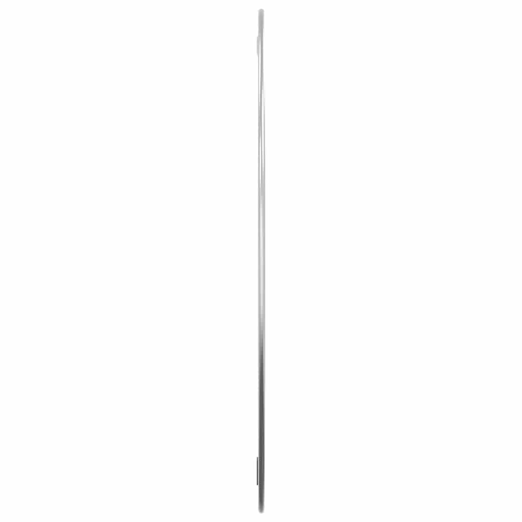 Specchio da Parete Argento Ø 60 cm Rotondo