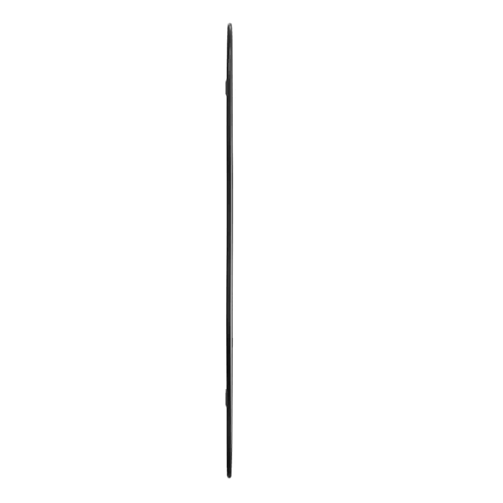Specchio da Parete Nero 60x25 cm