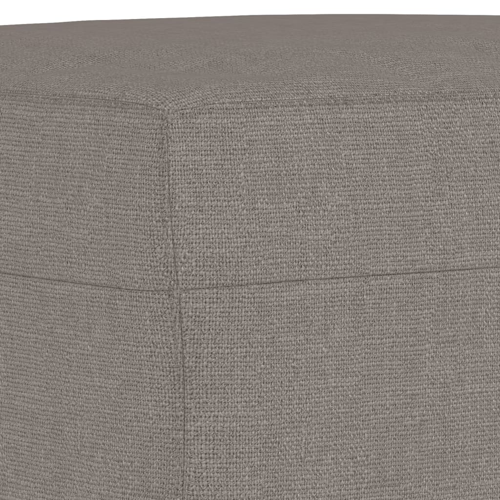 Poggiapiedi Tortora 70x55x41 cm in Tessuto