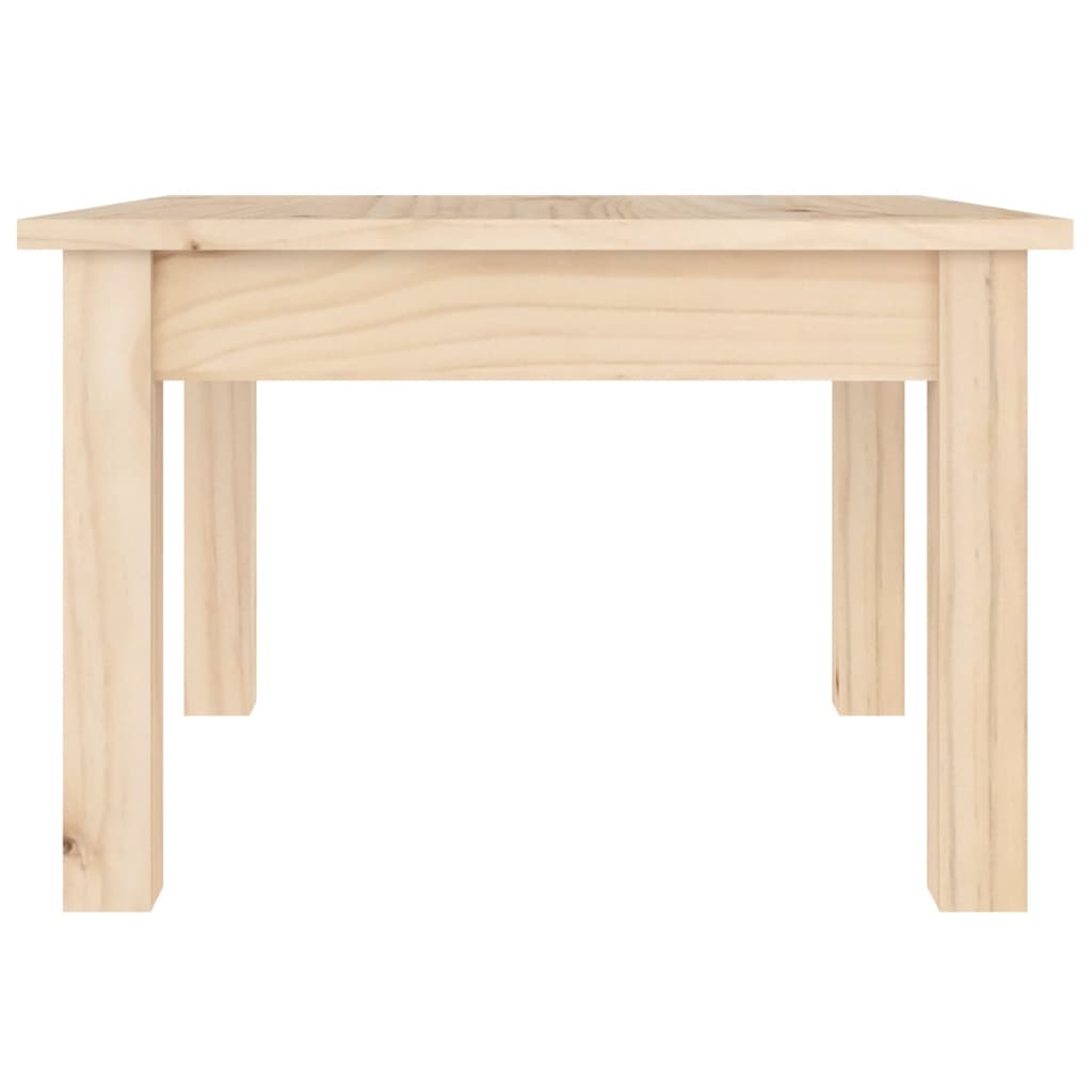 Tavolino da Salotto 45x45x30 cm Legno Massello di Pino