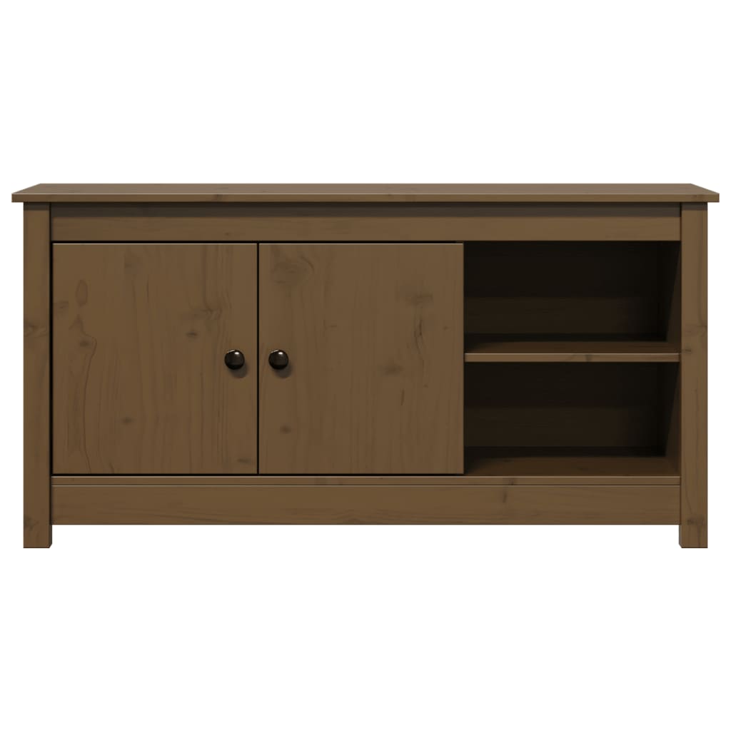 Mobile Porta TV Ambra 103x36,5x52 cm in Legno Massello di Pino