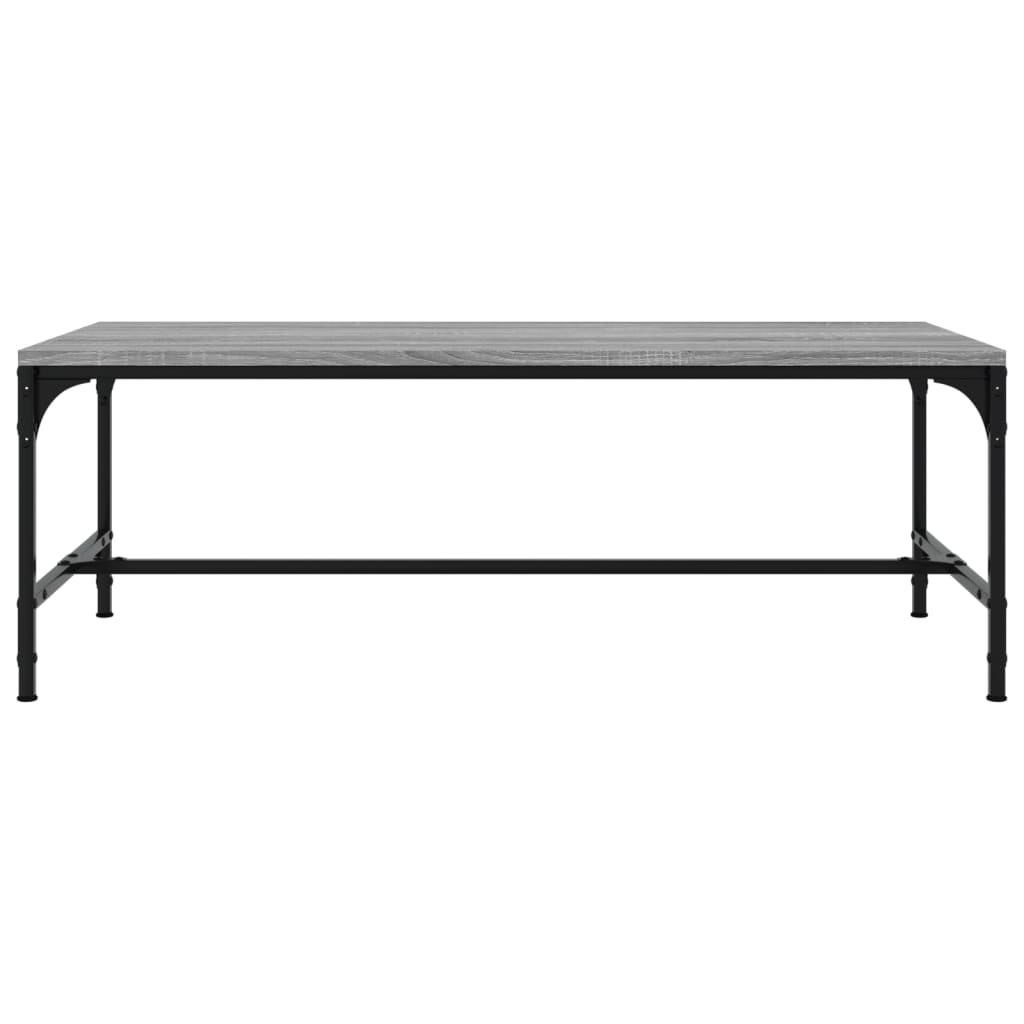 Tavolino da Salotto Grigio Sonoma 80x50x35 cm Legno Multistrato