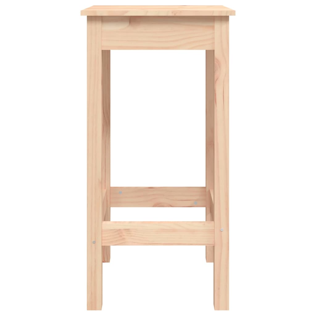 Sgabelli da Bar 2 pz 40x40x78 cm in Legno Massello di Pino