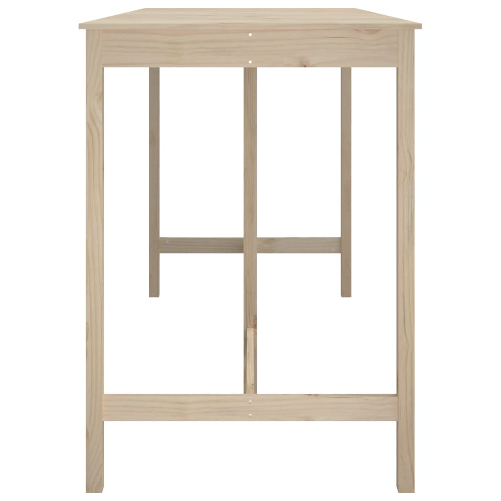 Tavolo da Bar 180x80x110 cm in Legno Massello di Pino