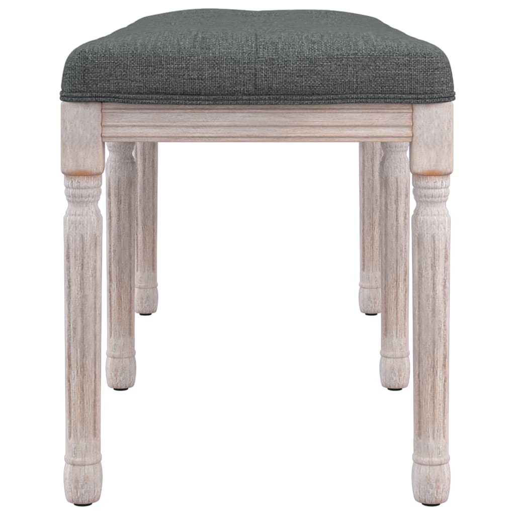 Panca Grigio Scuro 110x40x49 cm in Tessuto