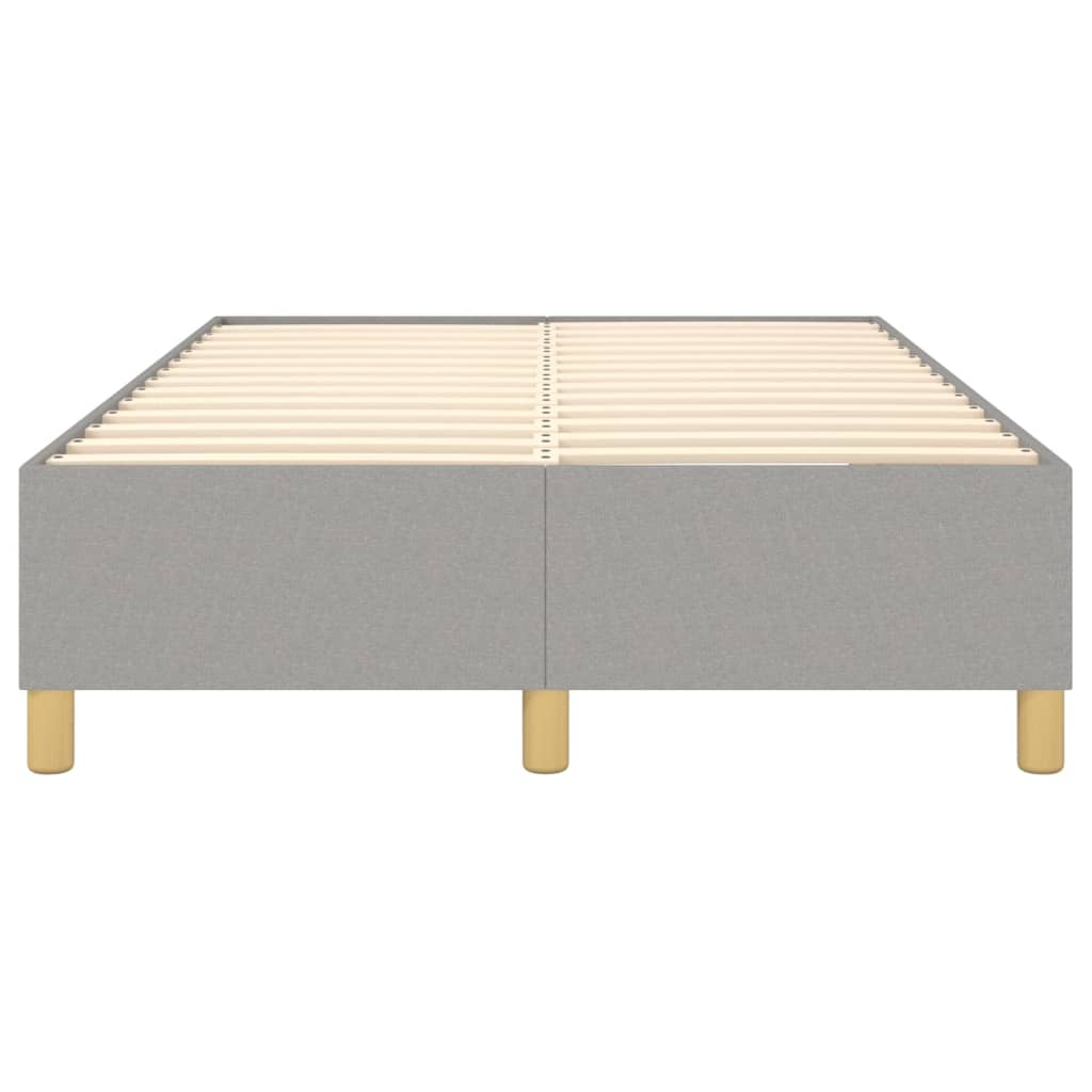 Struttura Letto a Rete a Molle Grigio Chiaro 120x200 cm Tessuto