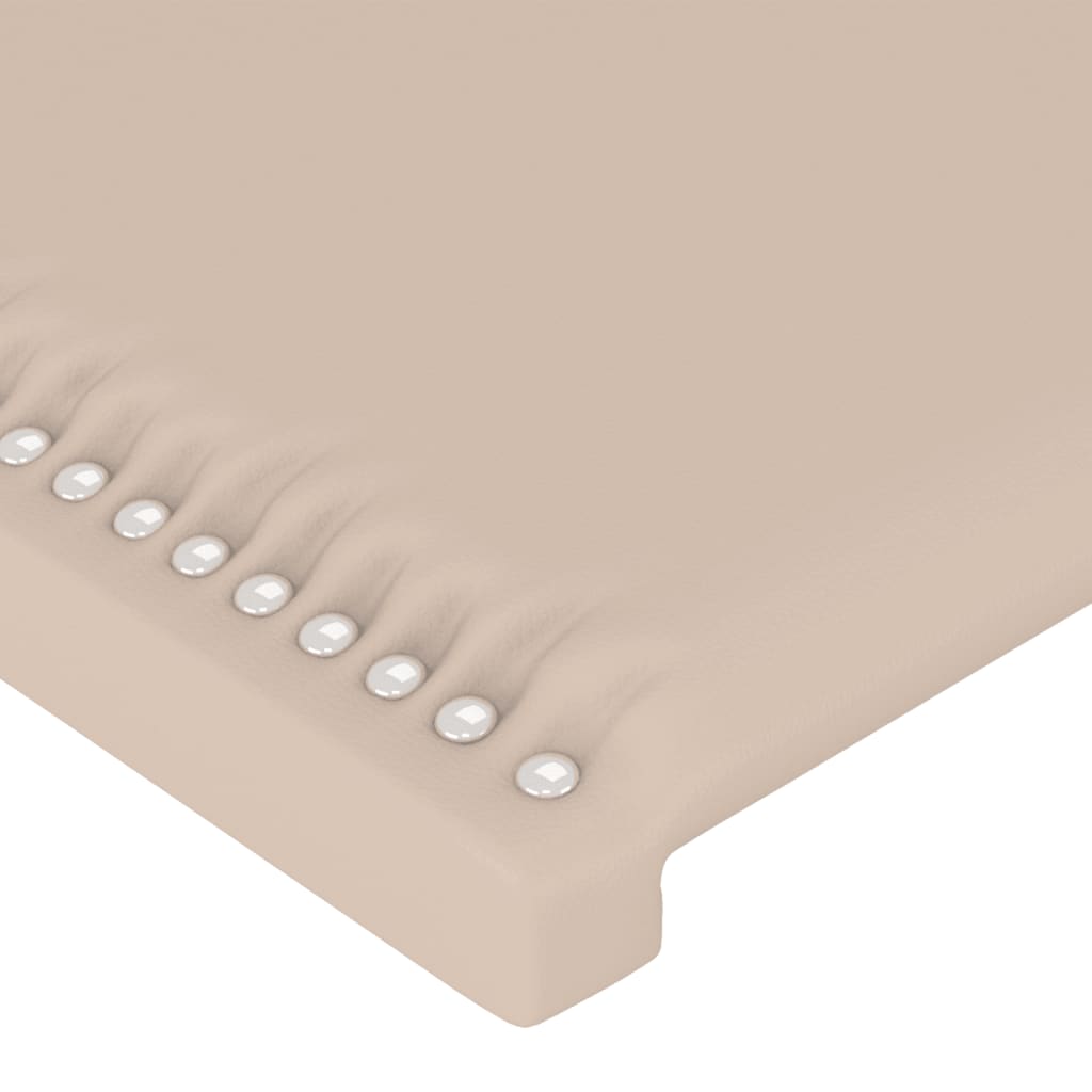 Testiere 4 pz Cappuccino 72x5x78/88 cm in Similpelle
