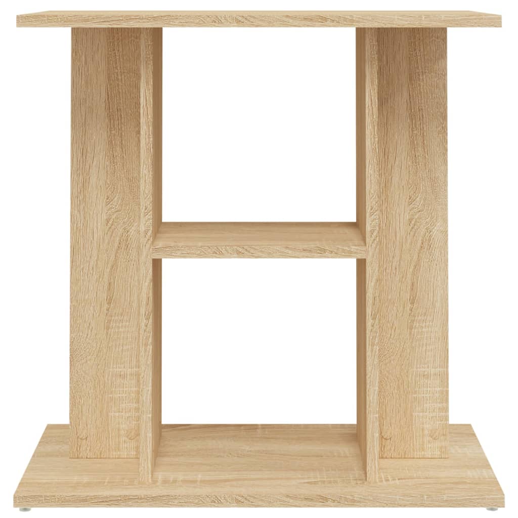 Supporto Acquario 60x30x60cm in Legno Multistrato Rovere Sonoma