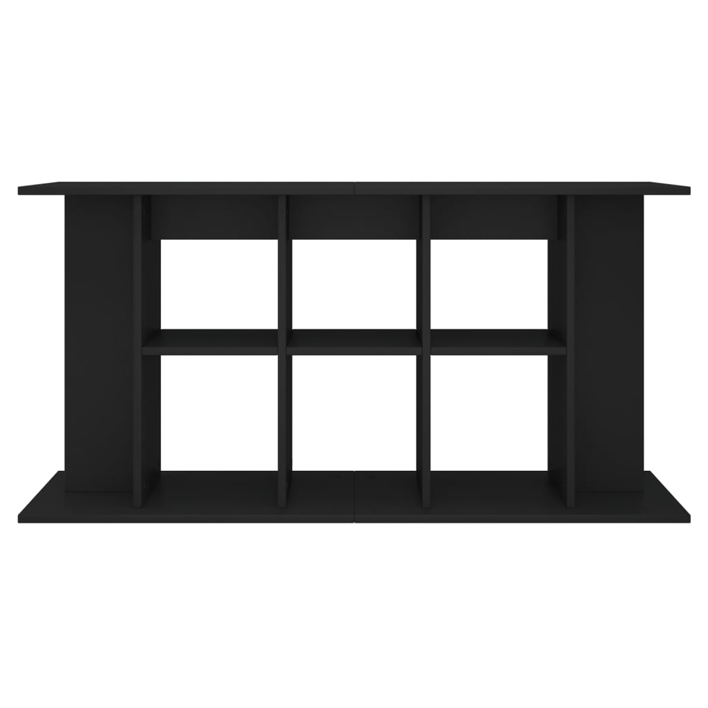 Supporto per Acquario 120x40x60 cm in Legno Multistrato Nero
