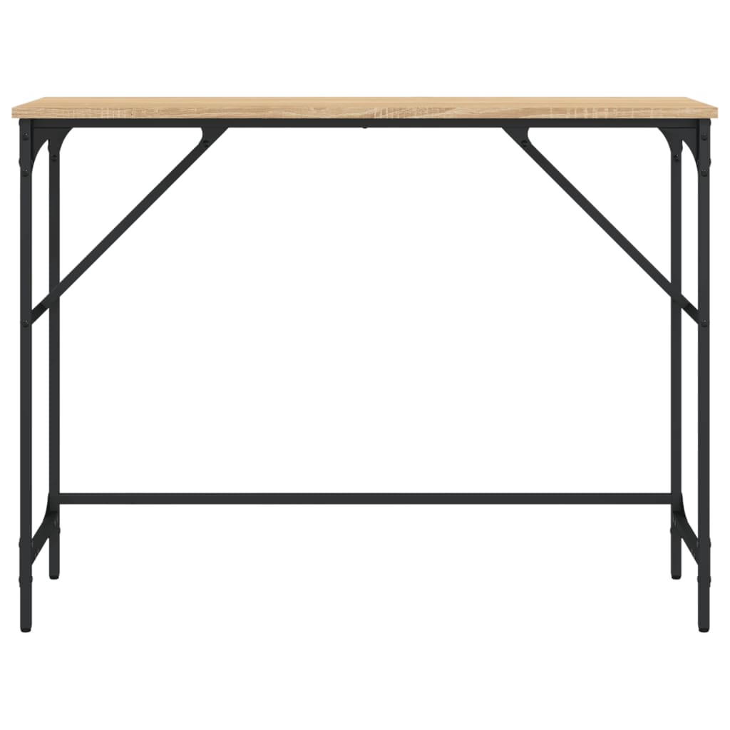 Tavolo Consolle Rovere Sonoma 100x32x75 cm in Legno Multistrato