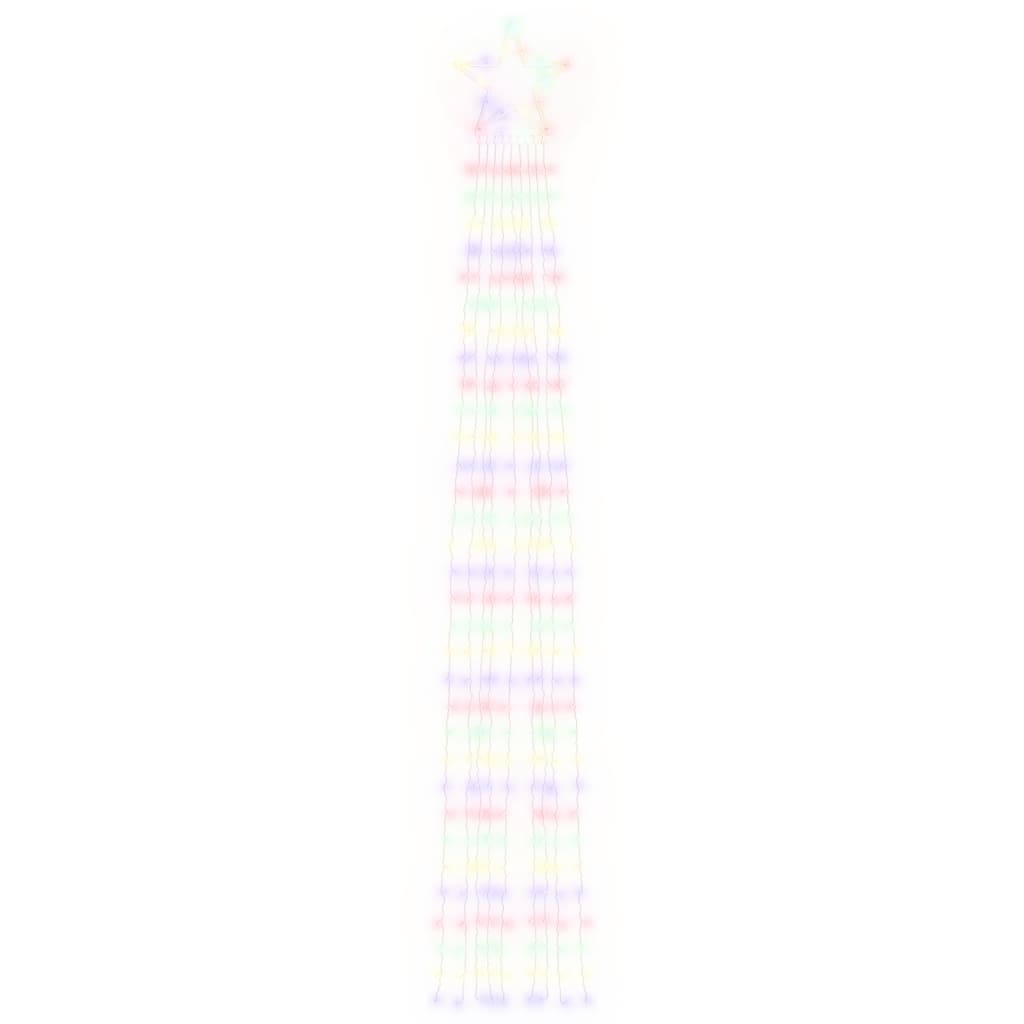 Illuminazione per Albero di Natale 320 LED Colorato 375 cm