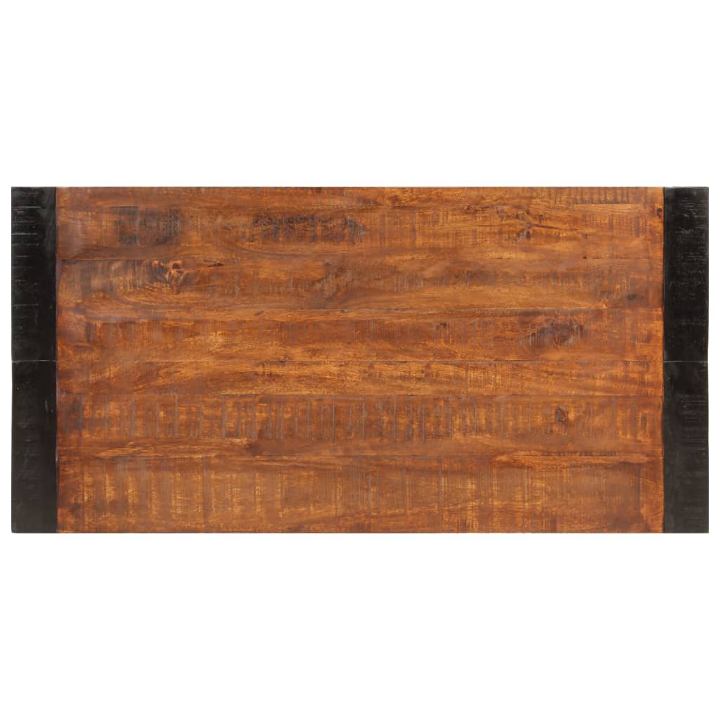 Tavolo da Pranzo ambra 120x60x76 cm in Legno Massello di Mango