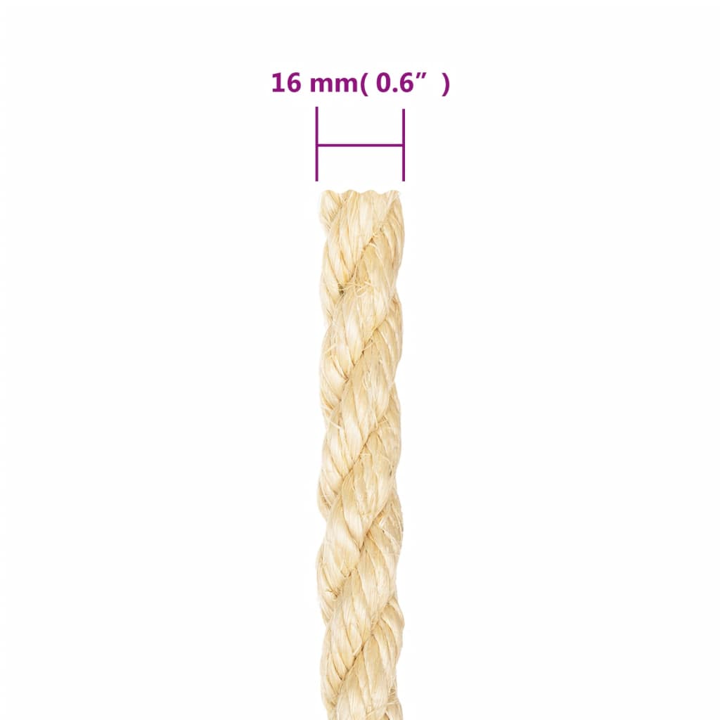 Corda in Sisal 100% 16 mm 25 m
