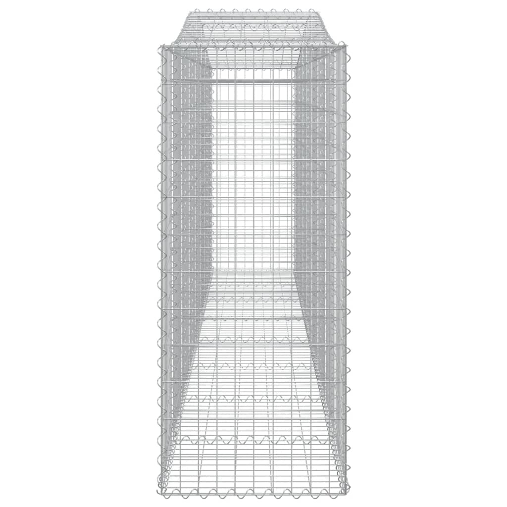 Cesti Gabbioni ad Arco 20 pz 400x50x120/140 cm Ferro Zincato