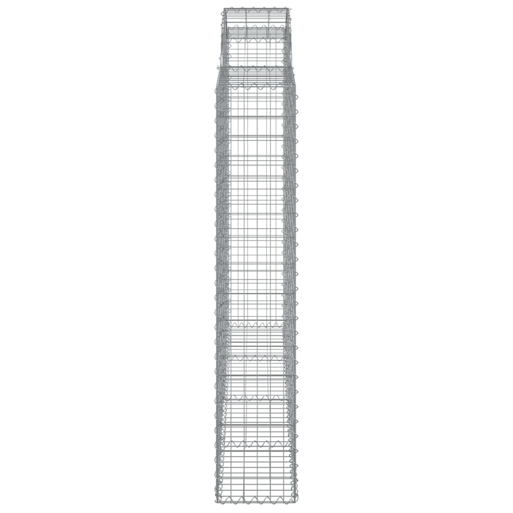 Cesti Gabbioni ad Arco 6 pz 200x30x160/180 cm Ferro Zincato