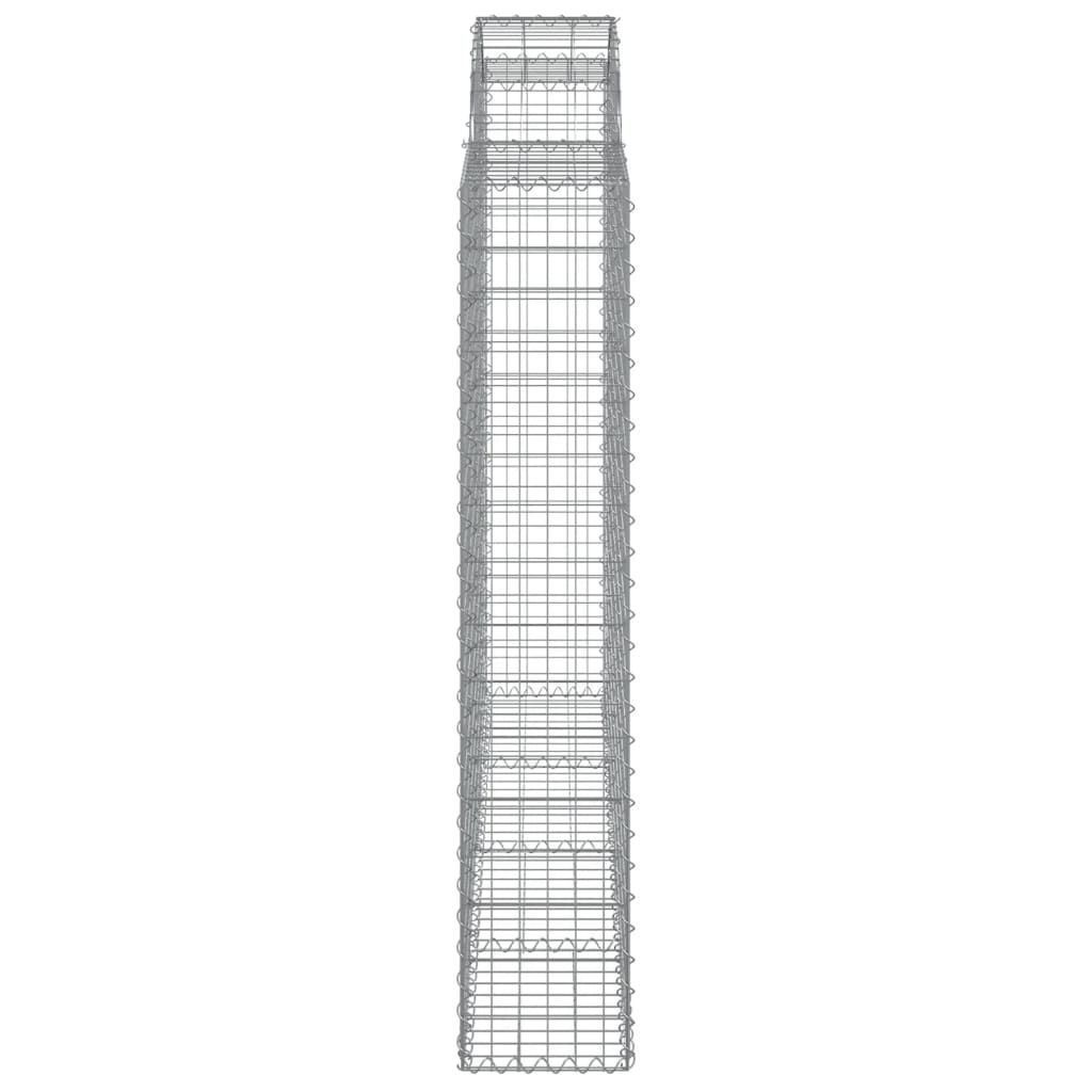 Cesti Gabbioni ad Arco 10 pz 200x30x160/180 cm Ferro Zincato